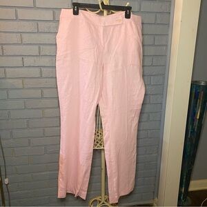 Style & Co Pastel Pink Linen Pants Size 16